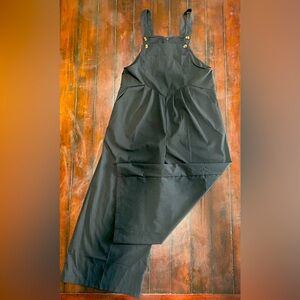 Baggy Black Overalls